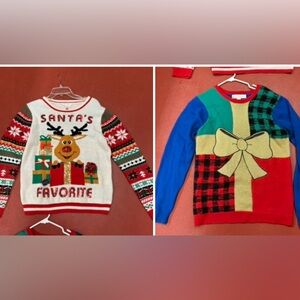 2 Christmas sweaters